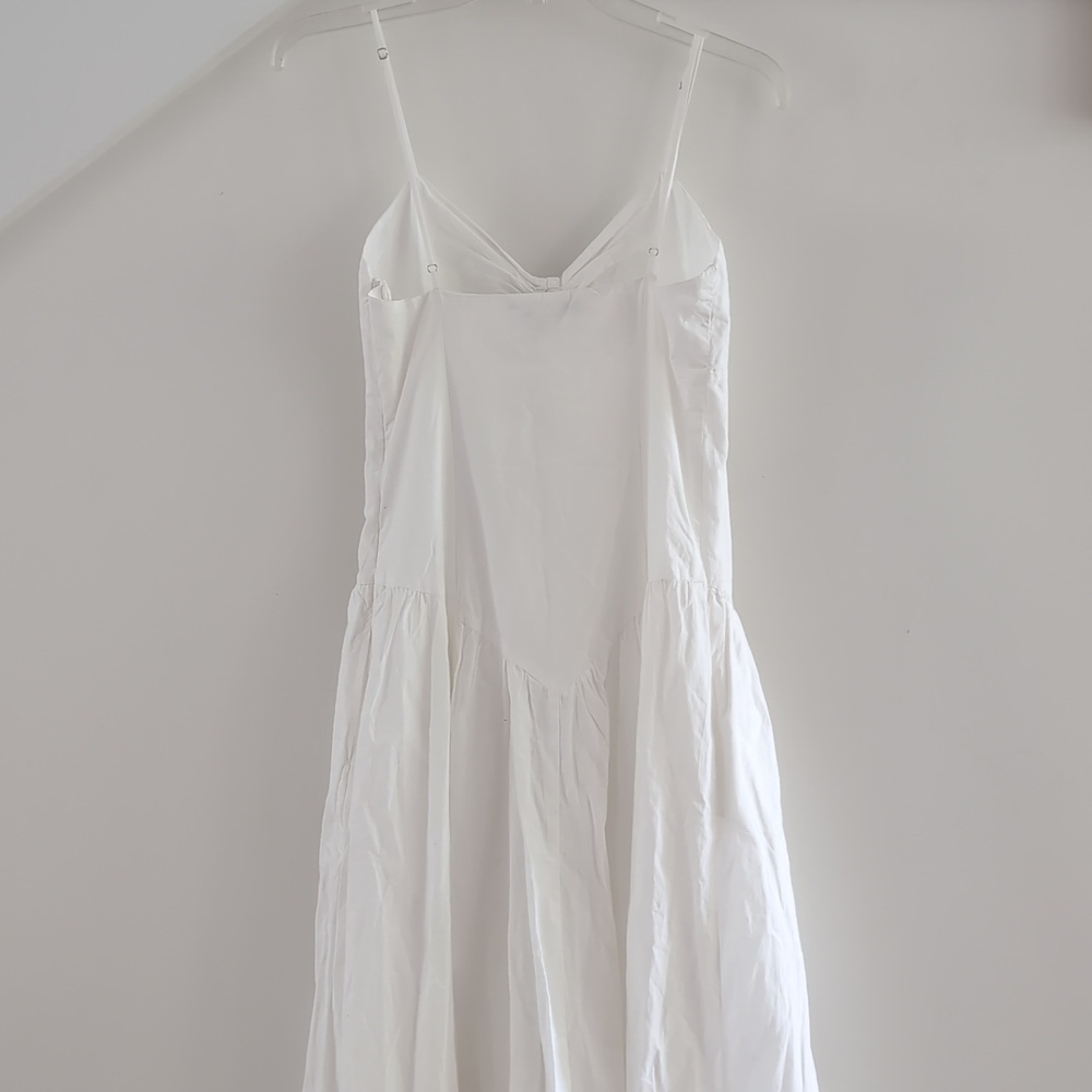 Zara White Spaghetti-Strap Maxi Dress - Picture 14 of 14